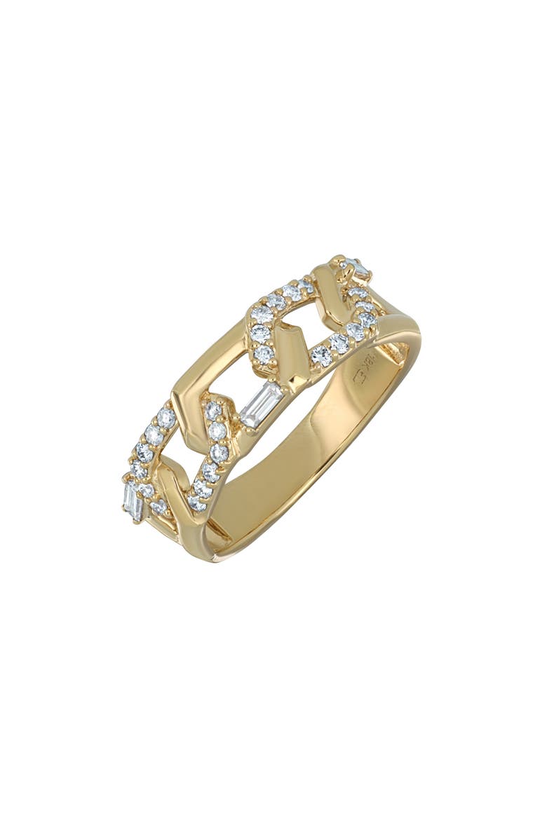 Varda Diamond Stackable Band Ring (Nordstrom Exclusive), Main, color, 18K YELLOW GOLD
