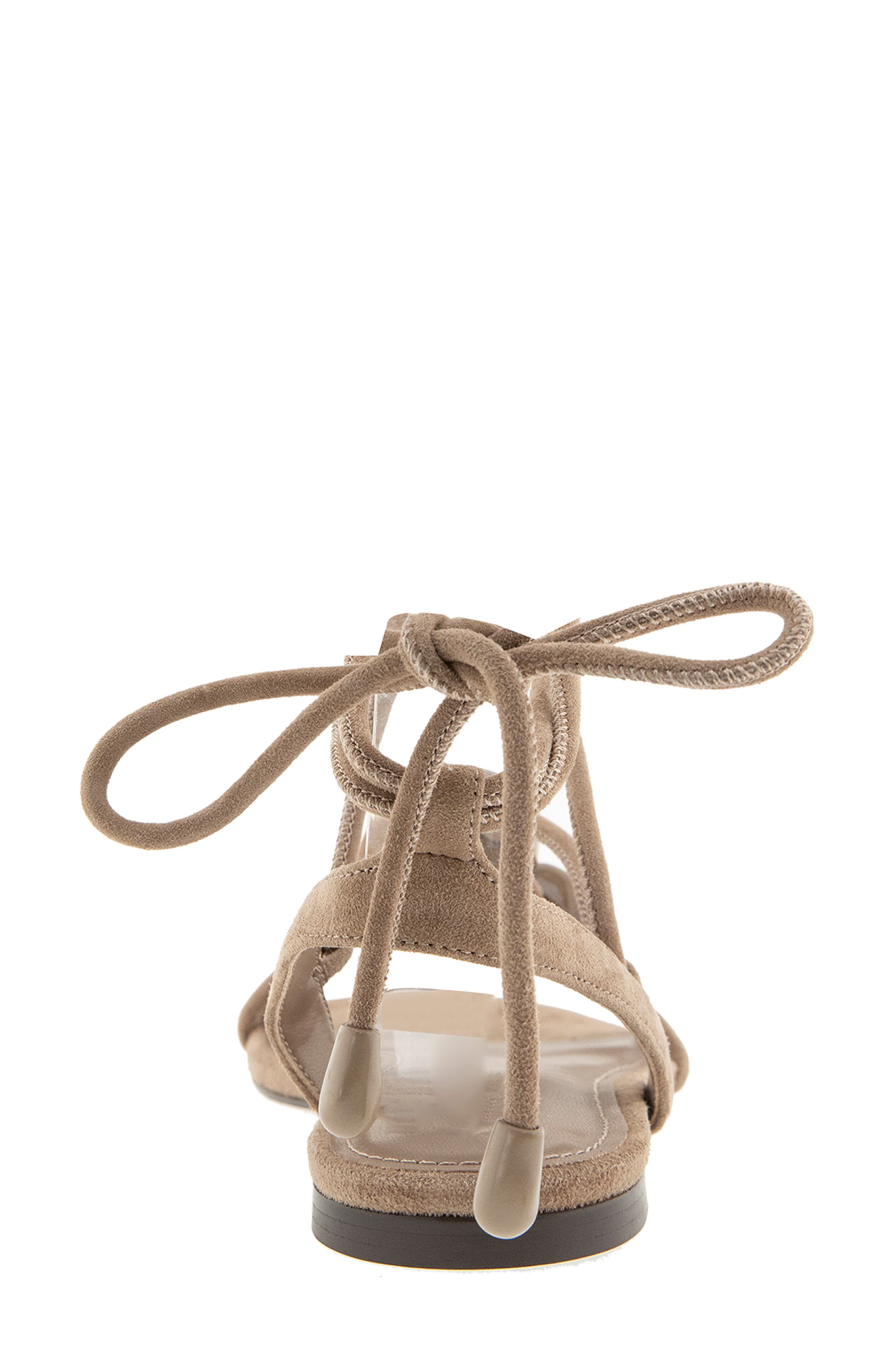 Rebecca Minkoff Anaya Ankle Tie Sandal, Alternate, color, Porcini