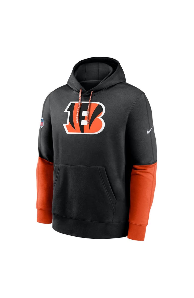 Nike Men's Nike Black Cincinnati Bengals 2024 Sideline Club Pullover Hoodie, Alternate, color, Black