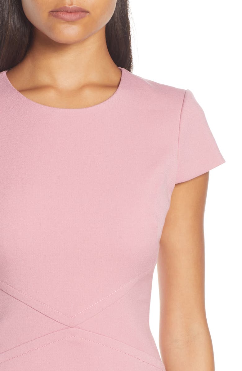 Harper Rose Short Sleeve Dress, Alternate, color, Blush