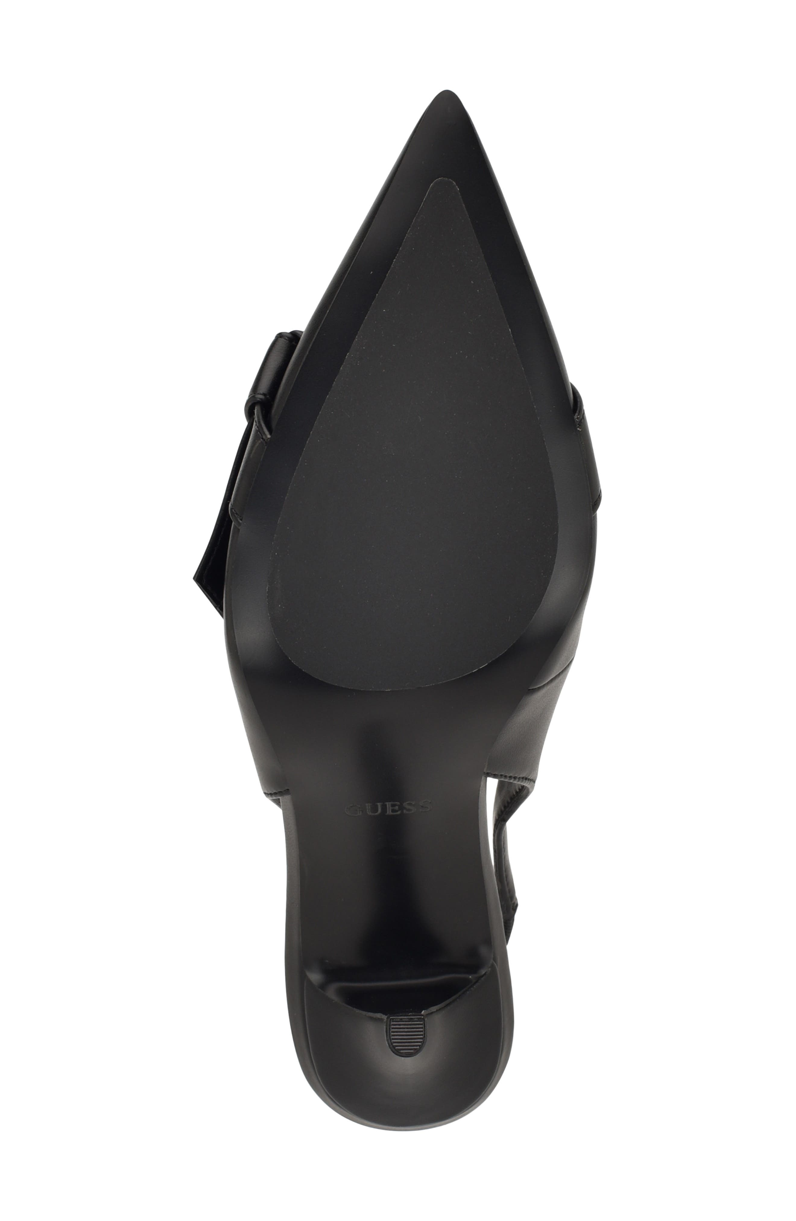 GUESS Prissie Slingback Pointed Toe Pump, Alternate, color, Black
