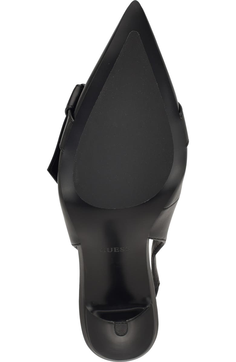 GUESS Prissie Slingback Pointed Toe Pump, Alternate, color, Black