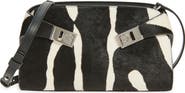 FERRAGAMO Hug Genuine Calf Hair East/West Crossbody Bag