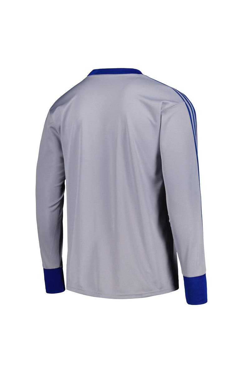 adidas Men's adidas Gray Italy National Team Authentic Football Icon Goalkeeper Jersey, Alternate, color, Gray