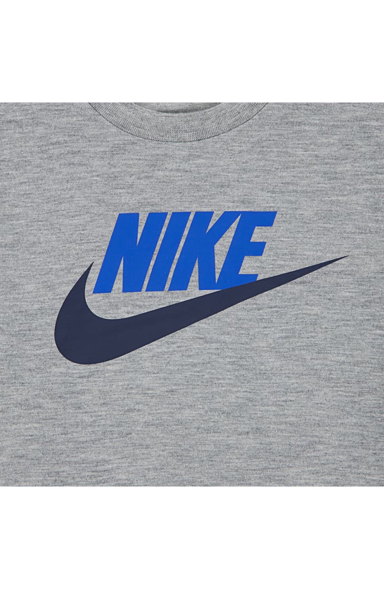 Nike Kids' Long Sleeve T-Shirt, Vest & Joggers Set, Alternate, color, Midnight Navy