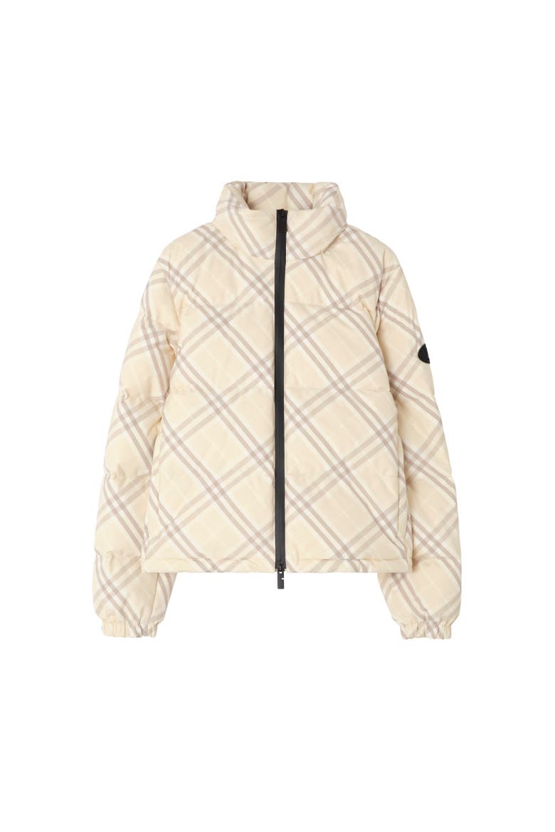 Check Ambleside Puffer Jacket, Alternate, color, Yarn beige