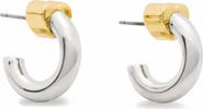 Kate Spade New York heart huggie hoop earrings