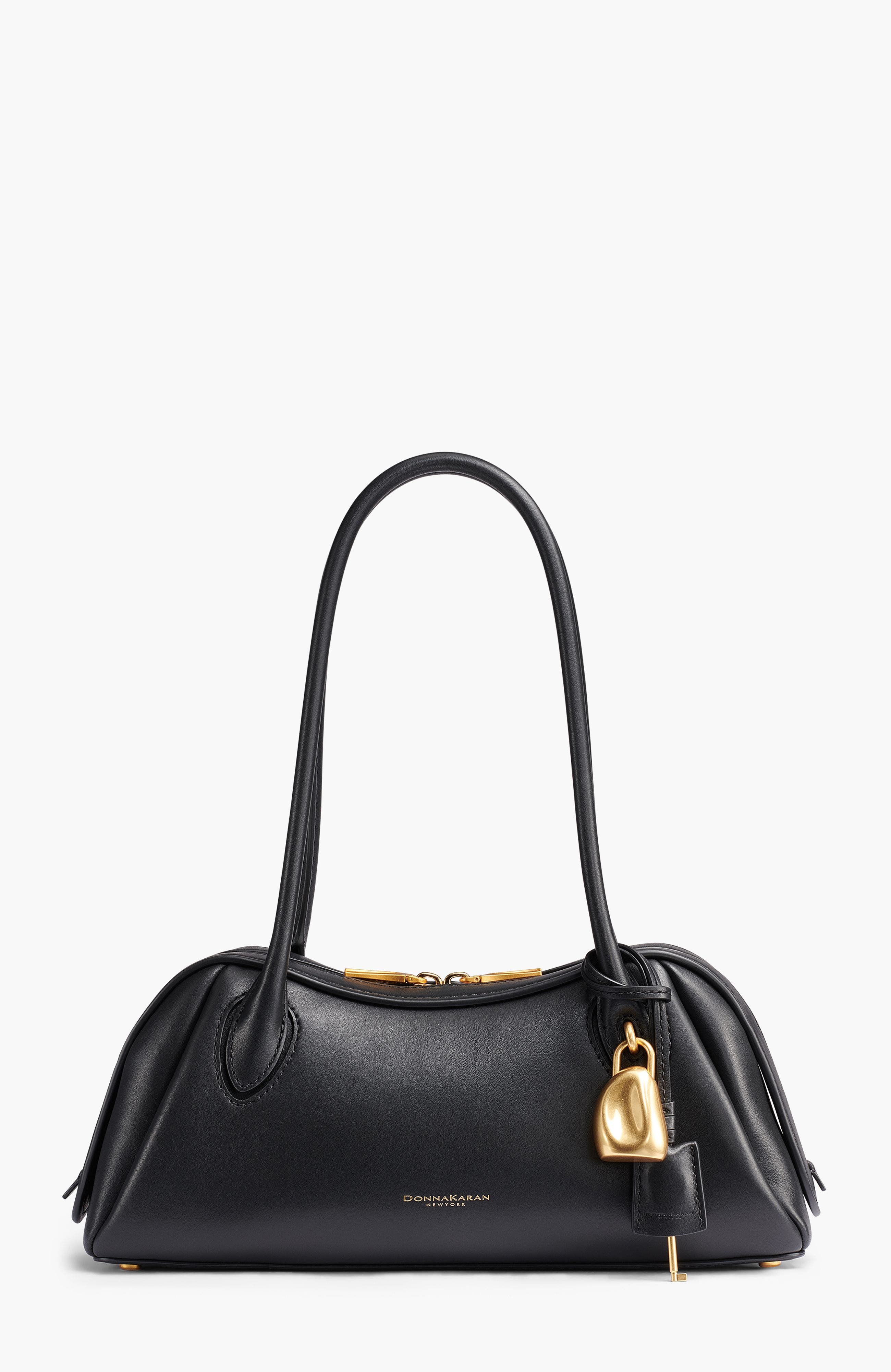 Donna Karan New York Terry Shoulder, Main, color, Blk/Gold