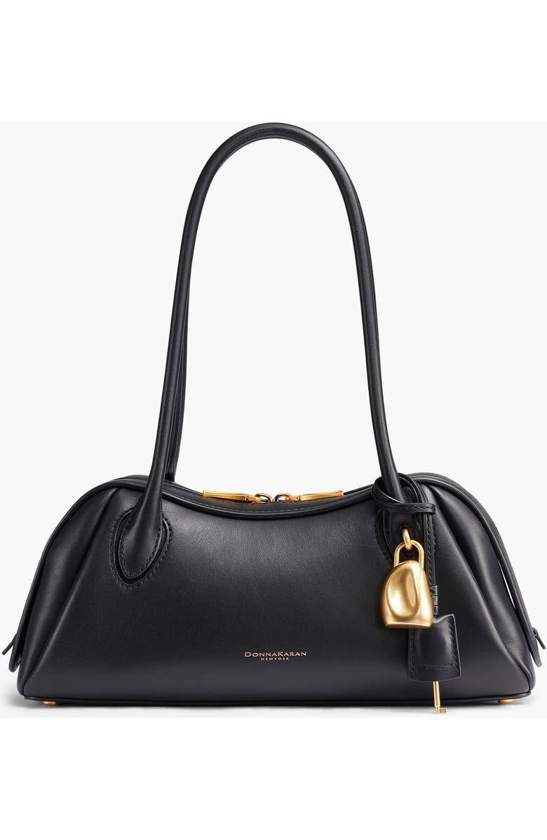 Donna Karan New York Terry Shoulder, Main, color, Blk/Gold