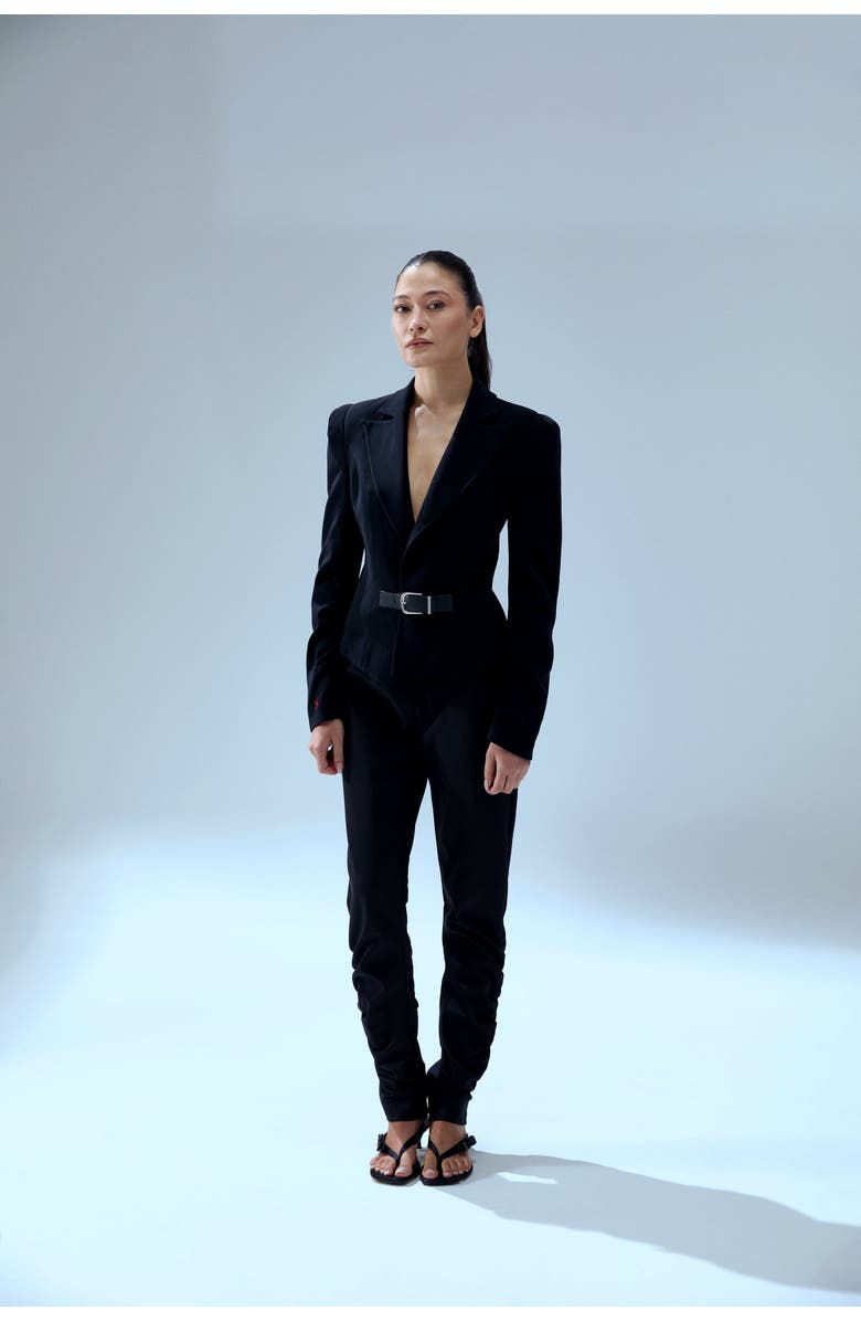 PCFG Wool Blend Your *Itch Fitted Blazer Jacket, Alternate, color, Black