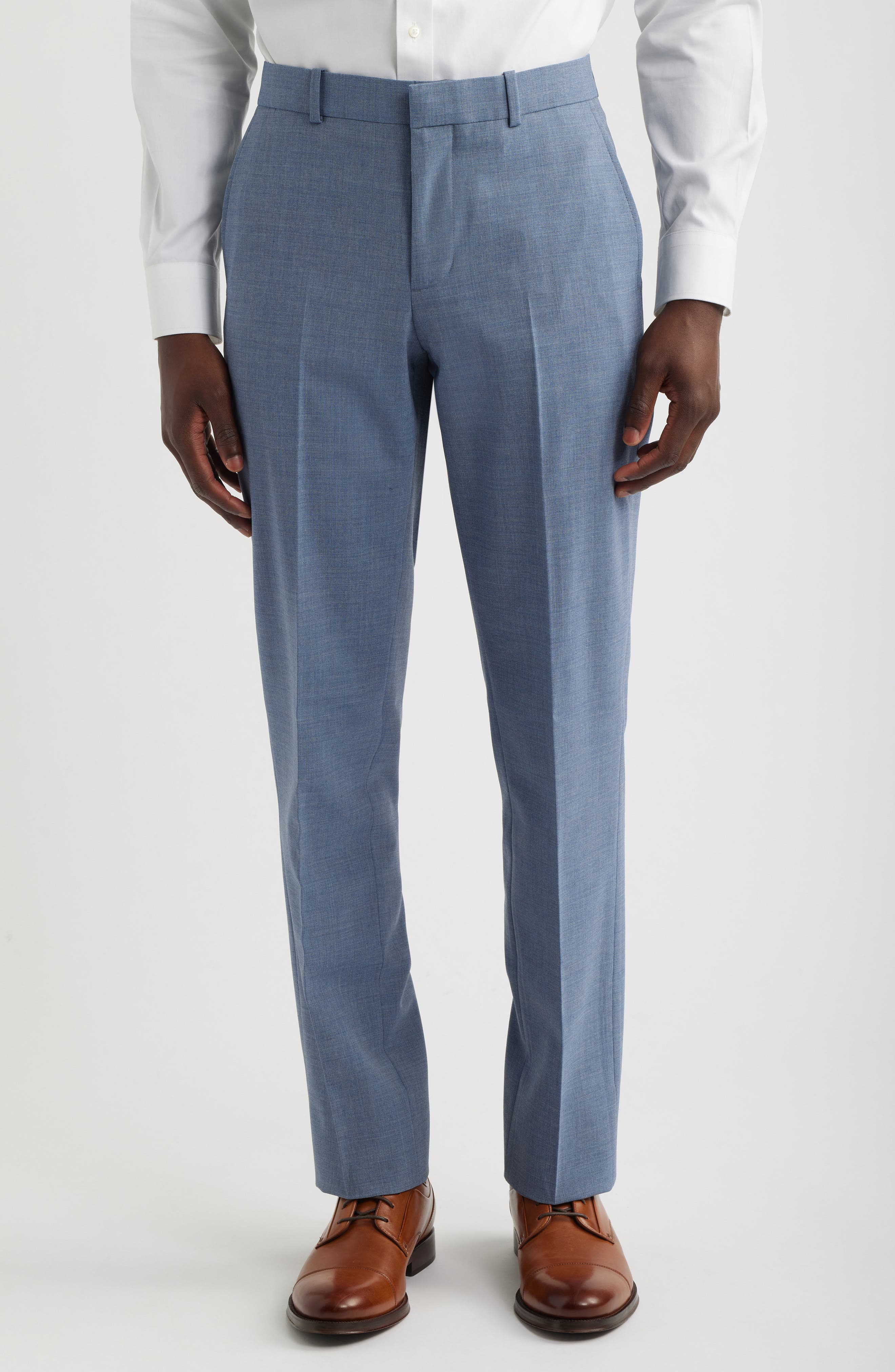 GREY BLUE CROSSHATCH