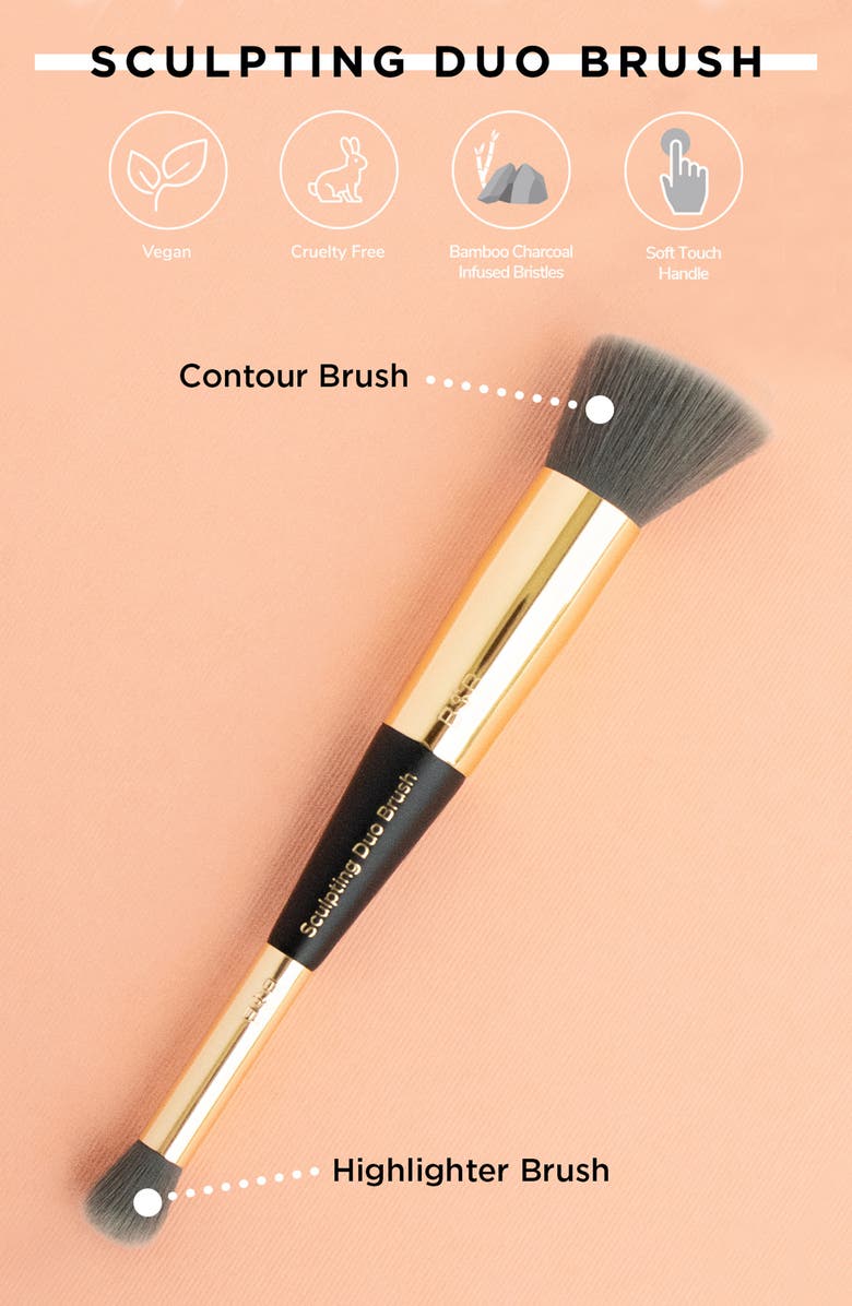 Billion Dollar Brows Sculpting Duo Brush, Alternate, color, 