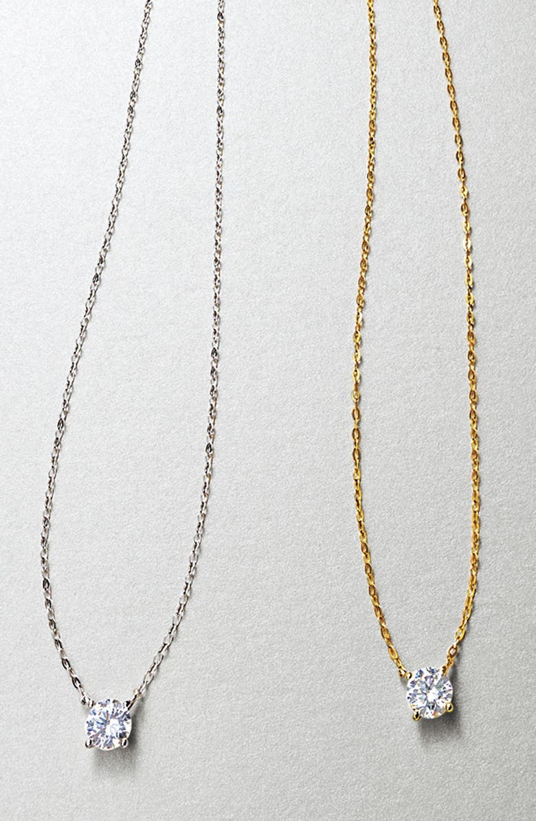 Nadri Cubic Zirconia Pendant Necklace, Alternate, color, 