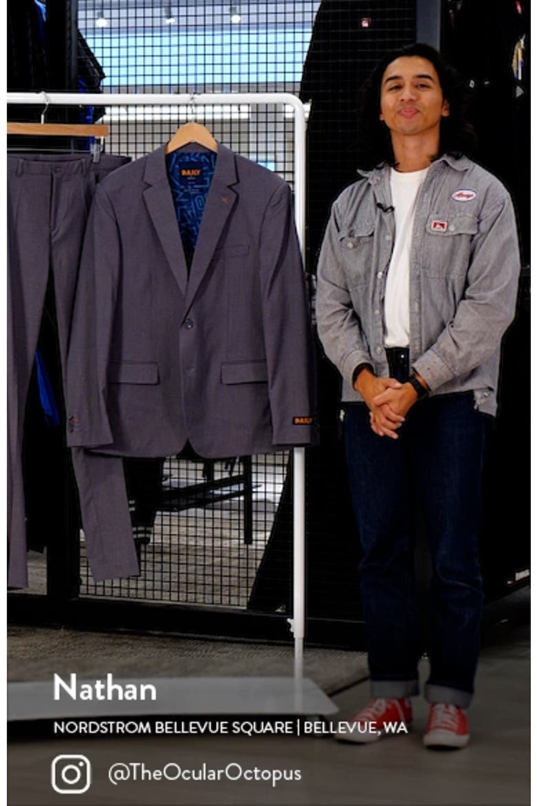 Daily Tailored Fit Dark Grey Stretch Suit video