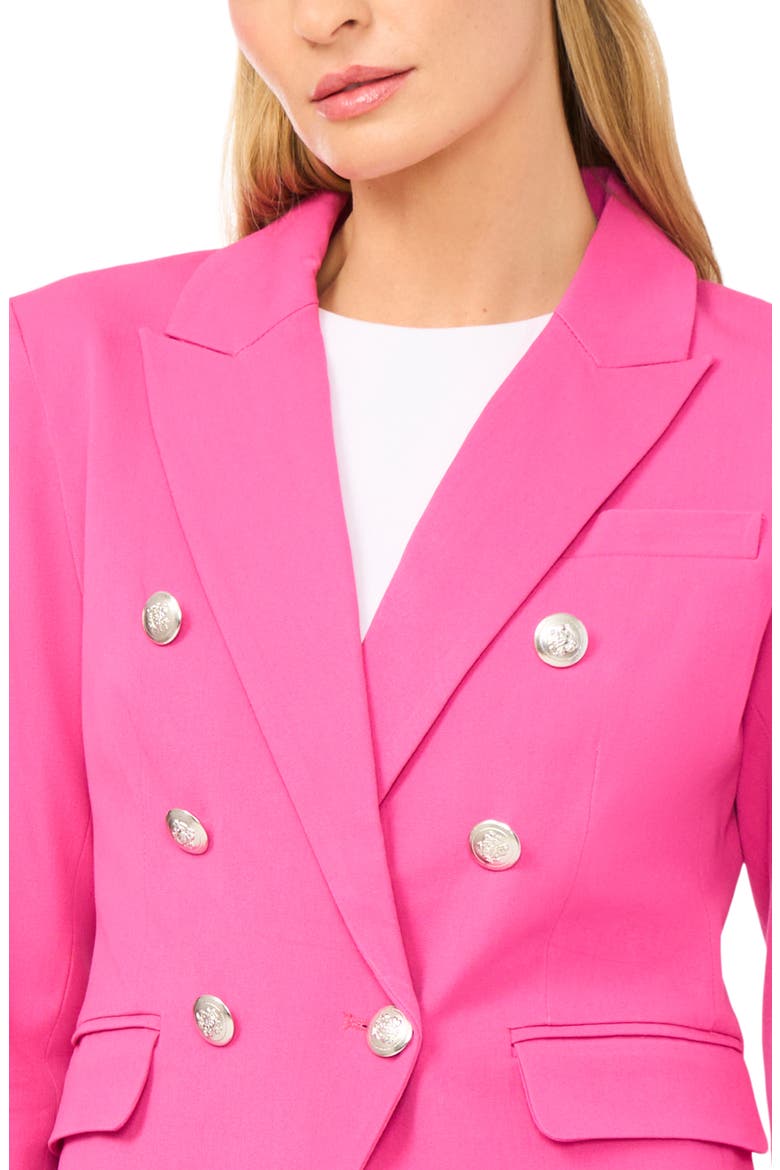 Double Breasted Blazer, Alternate, color, ROSE VIOLET