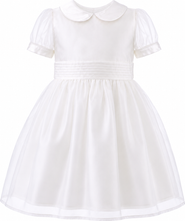 Rachel Riley Organza Pintuck Dress