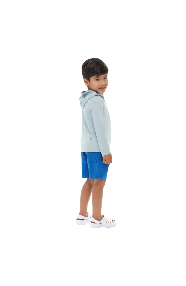 BloqUV Kid's Full Zip Hoodie Top, Alternate, color, Soft Gray