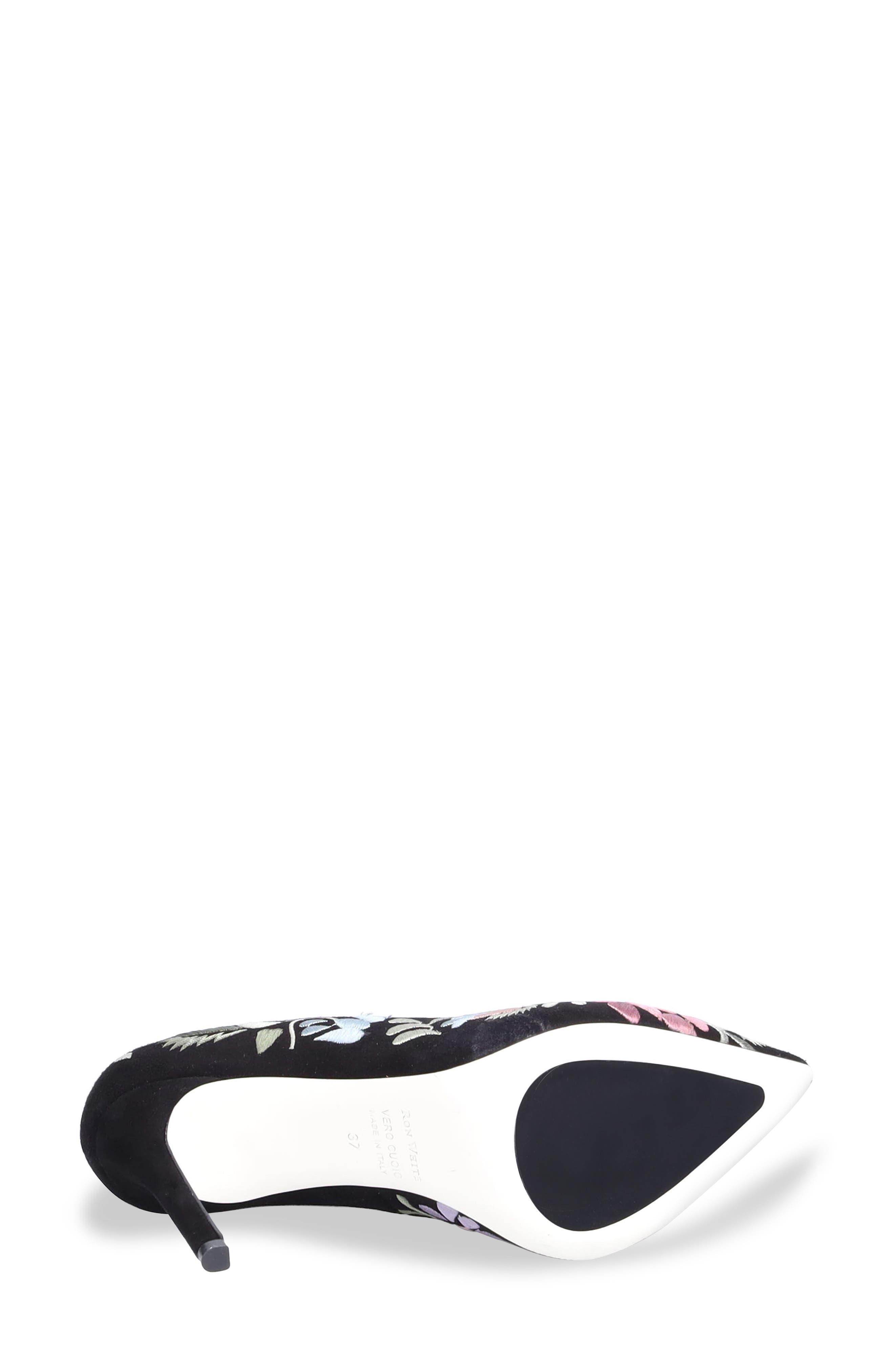 Ron White x The Devil Wears Prada Pointed Toe Toe Pump, Alternate, color, Onyx Multi