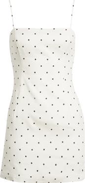 Bardot Joie Polka Dot Linen Mnidress