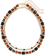 NORDSTROM RACK 2-Pack Assorted Beaded Necklace Set