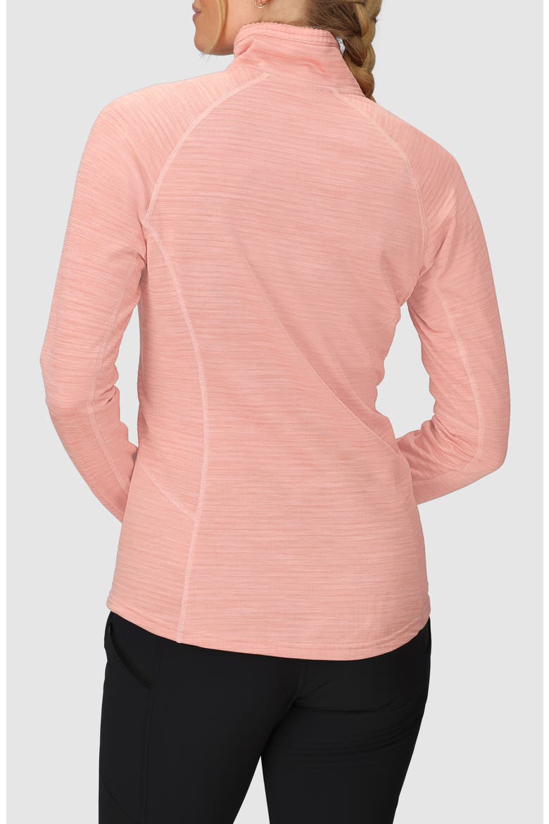 Vigor Grid Fleece Quarter Zip, Alternate, color, LOTUS HEATHER