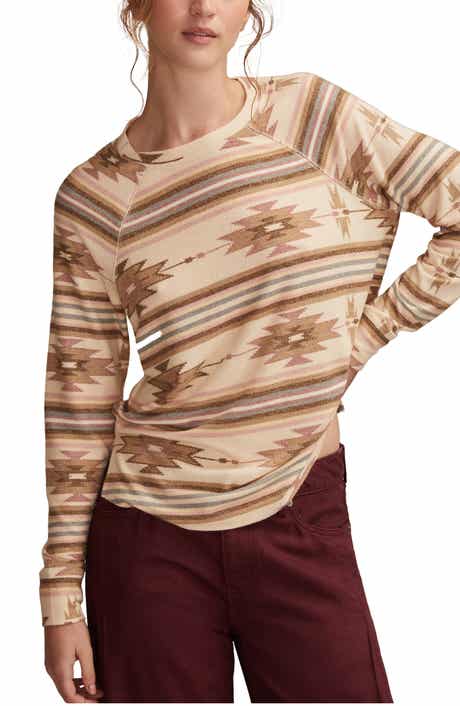 Lucky Brand Cloud Raglan Sleeve Knit Top