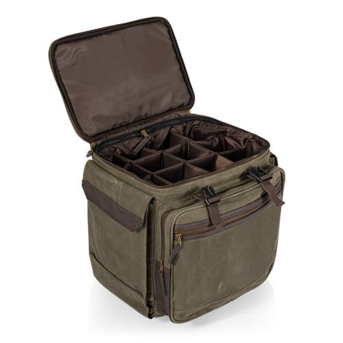Legacy Somm 12 Bottle Insulated Wine Bag With Rolling Cart In Gray