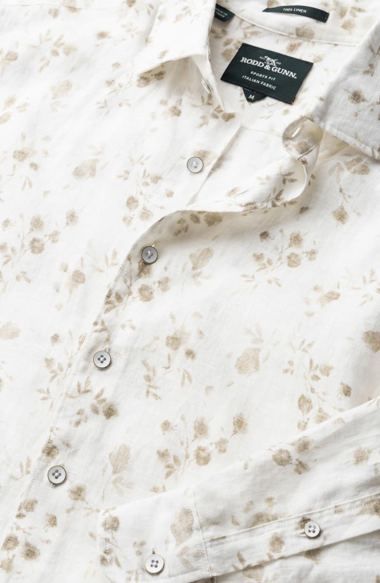 Rodd & Gunn Holmes Hill Floral Button-Up Shirt, Alternate, color, Birch