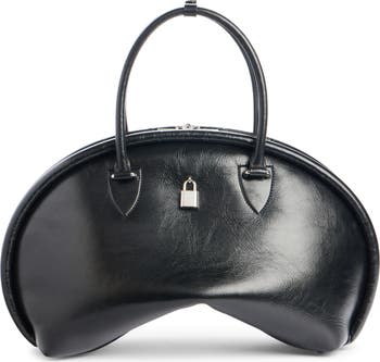 【Acne Studios】Small Bowlina レザー バッグ Acne Studios - Bowlina mini shoulder bag - Black