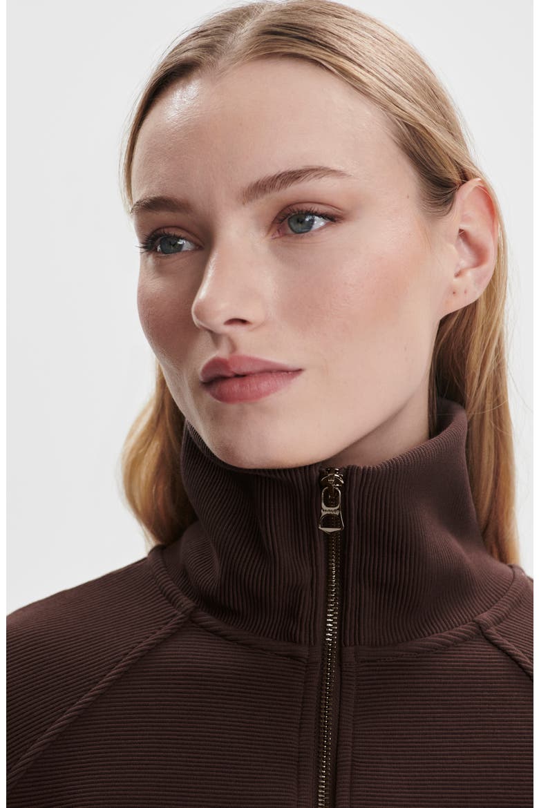 Milano Half-Zip Sweatshirt, Alternate, color, COFFEE BEAN