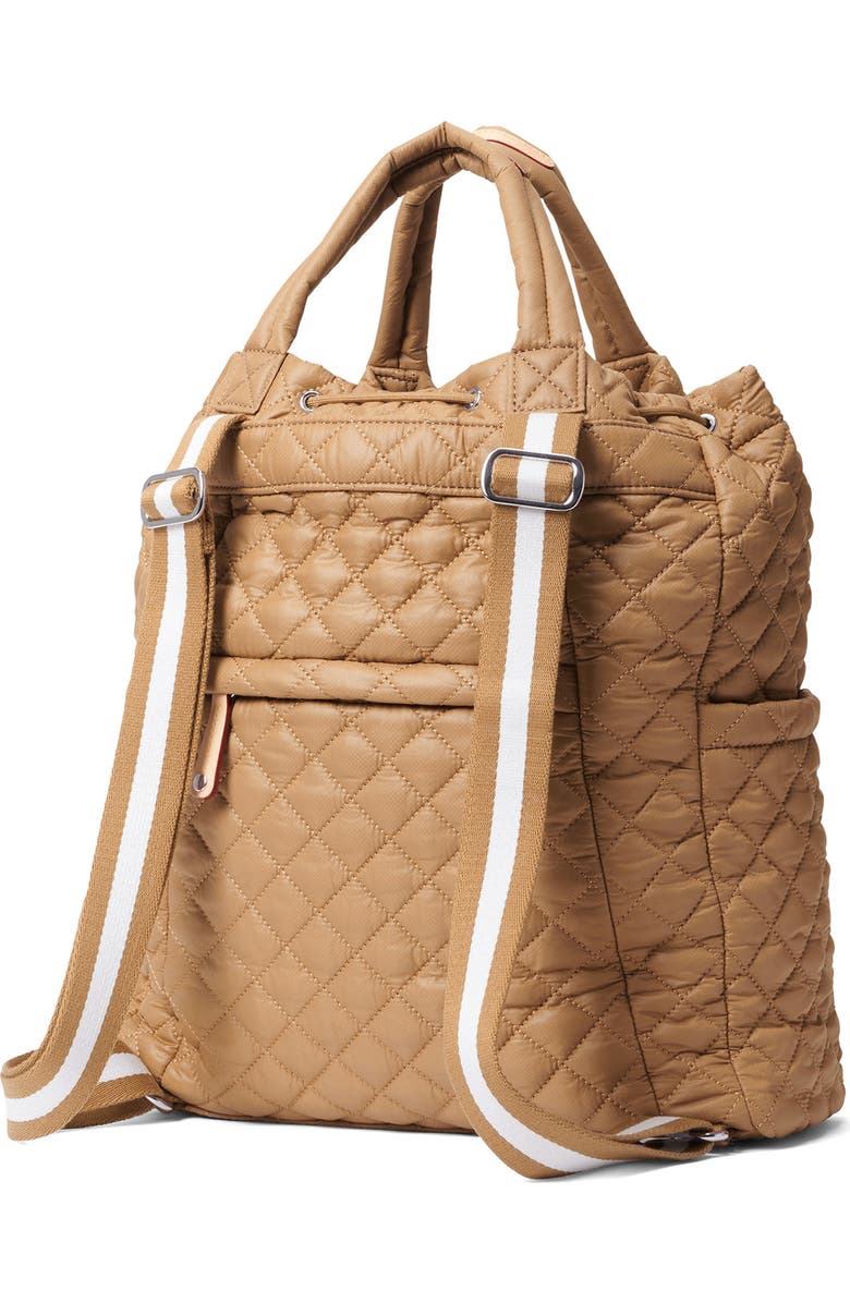 MZ Wallace Metro Quilted Nylon Convertible Backpack, Alternate, color,