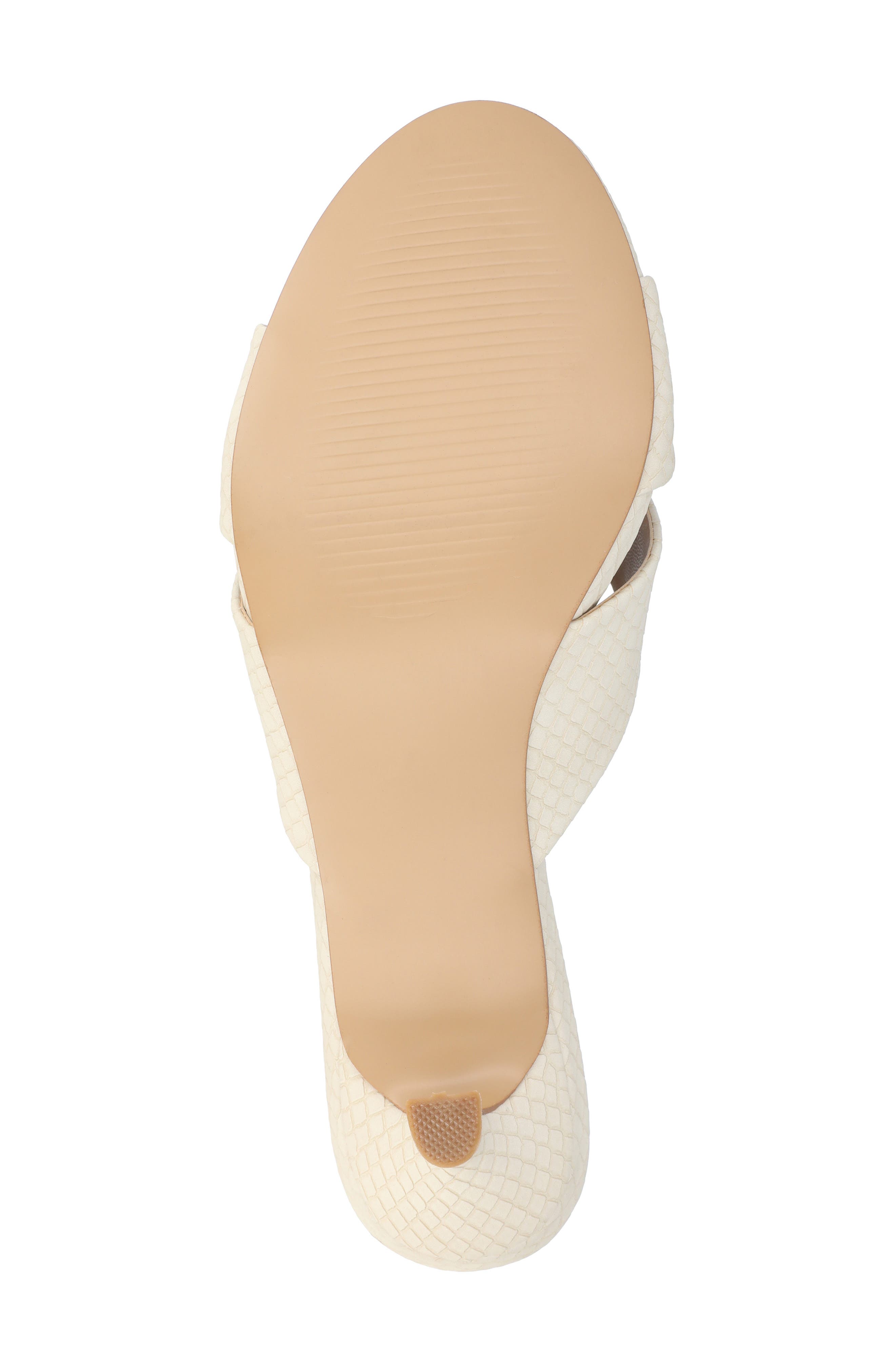 Journee Collection Berkly Slide Sandal, Alternate, color, Bone