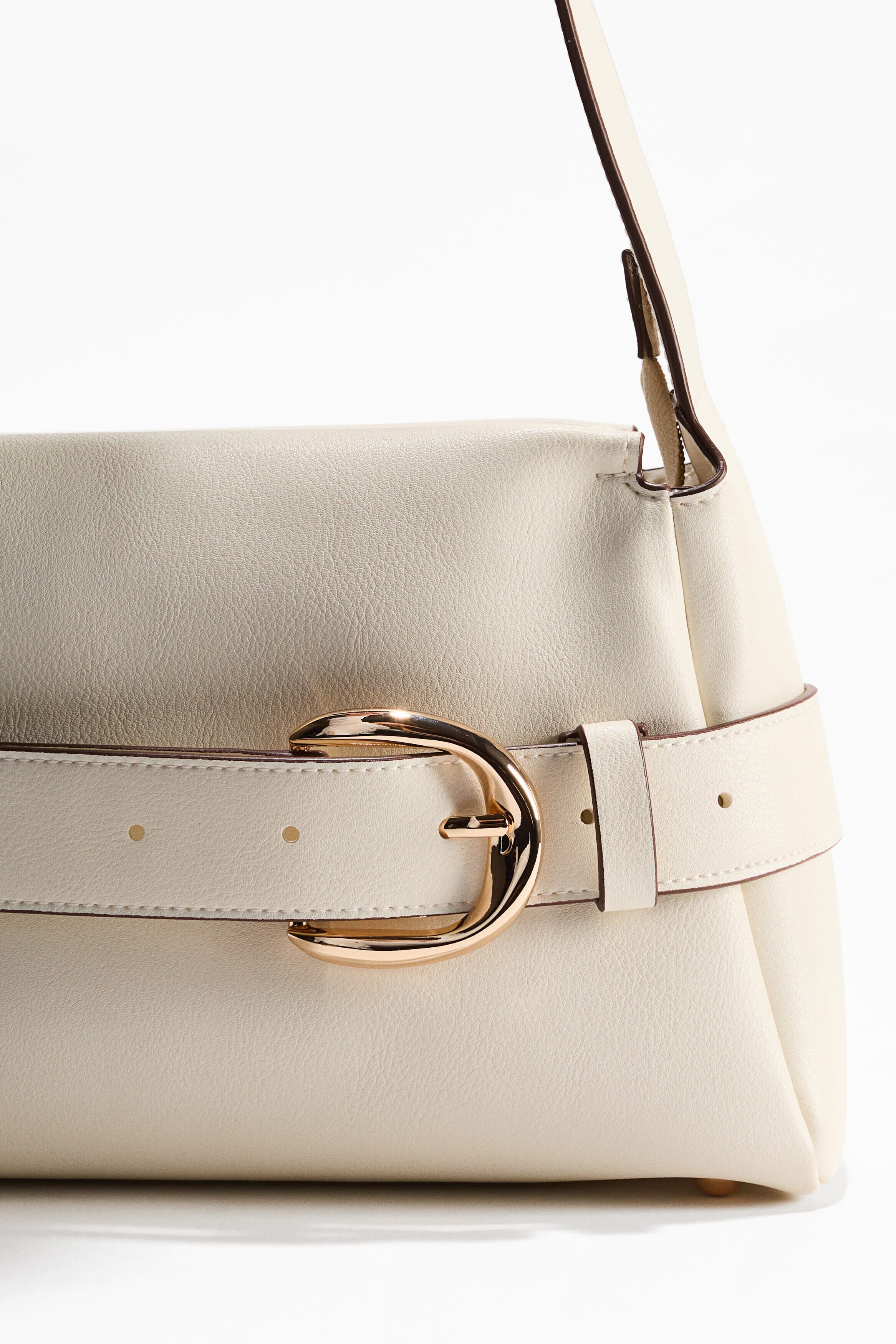 Strap-detail Crossbody Bag, Alternate, color, Cream
