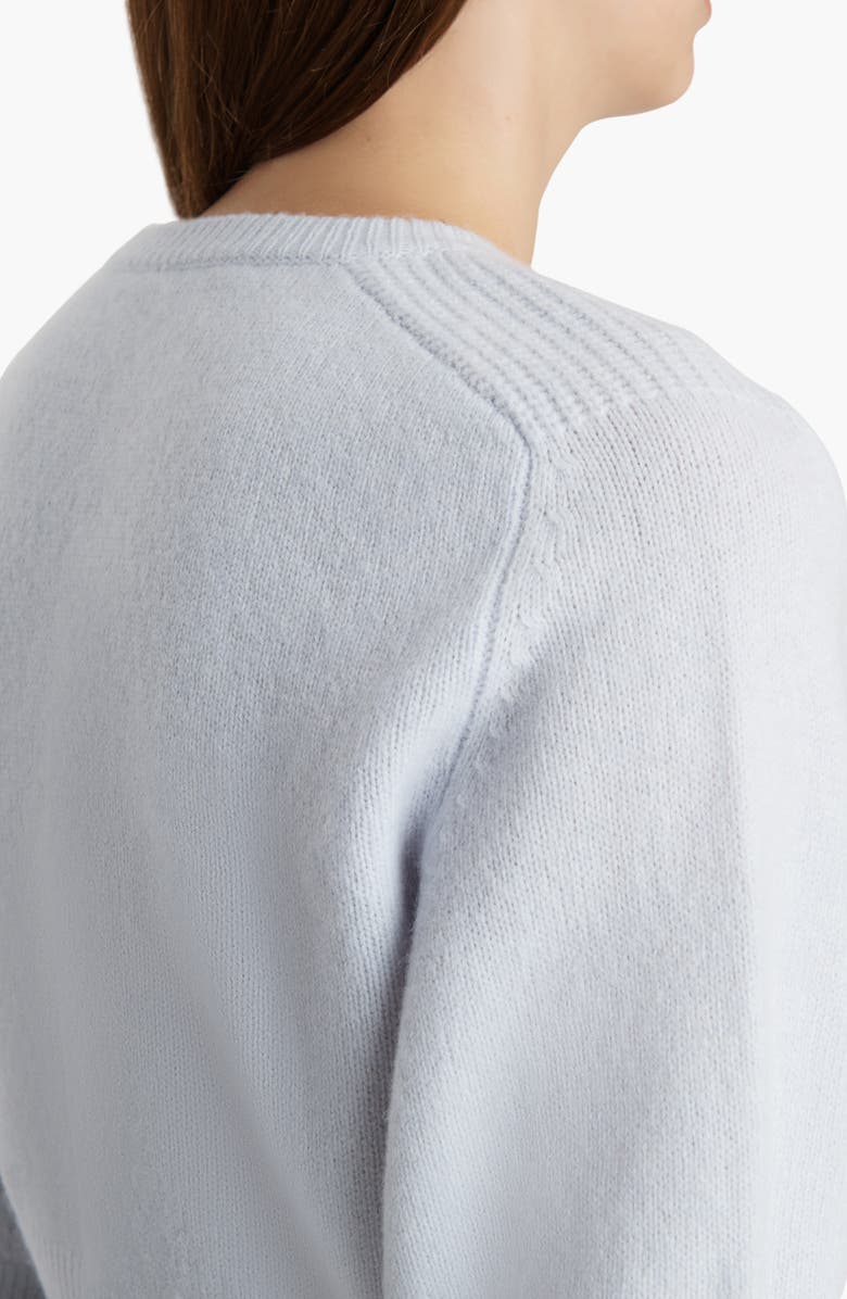Khaite Lorelai Wool & Cashmere Blend Sweater, Alternate, color, Ice Blue