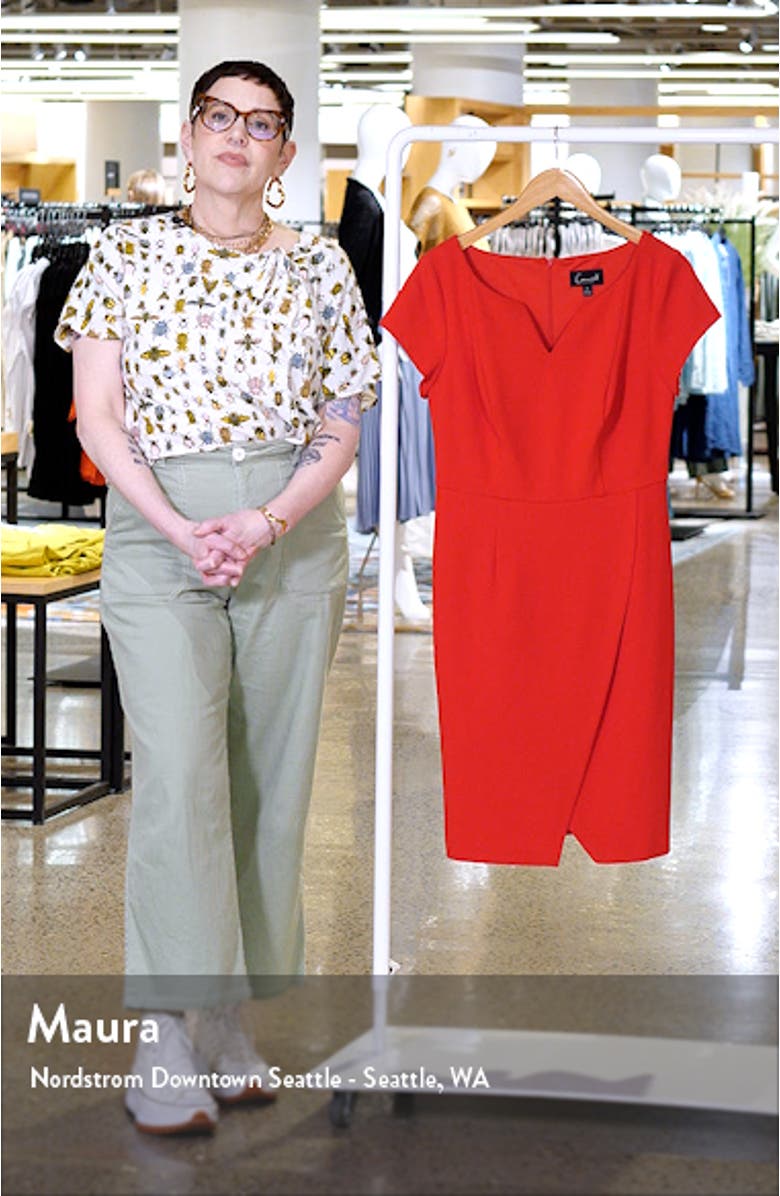 Notched Sheath Dress, sales video thumbnail