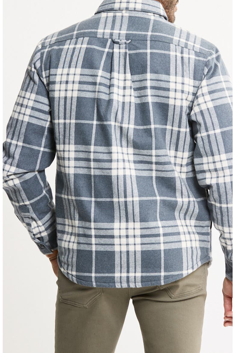 Faux Fur Lined Flannel Shirt Jacket, Alternate, color, PLAID GREY