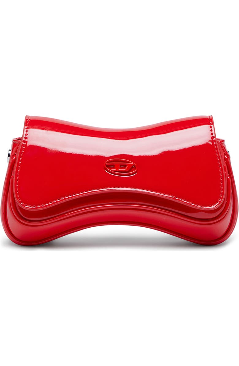 DIESEL<sup>®</sup> Small Play Patent Crossbody Bag, Main, color, Red