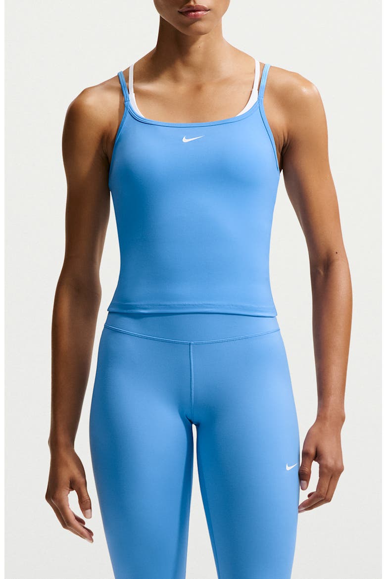 Dri-FIT Cami Tank Top, Main, color, UNIVERSITY BLUE/ WHITE
