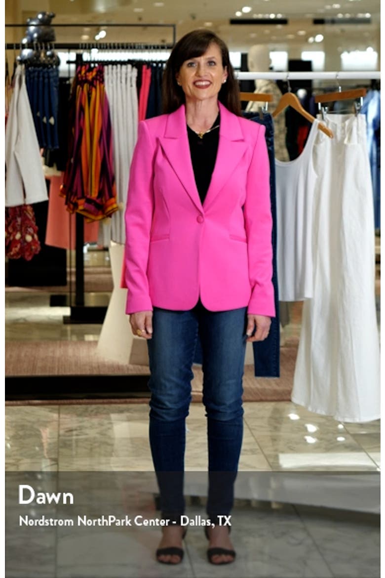 Classic Sculpted Scuba Knit Blazer video