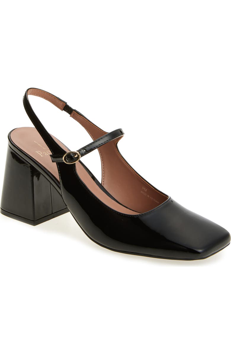 Linea Paolo Madona Mary Jane Pump, Main, color, Black