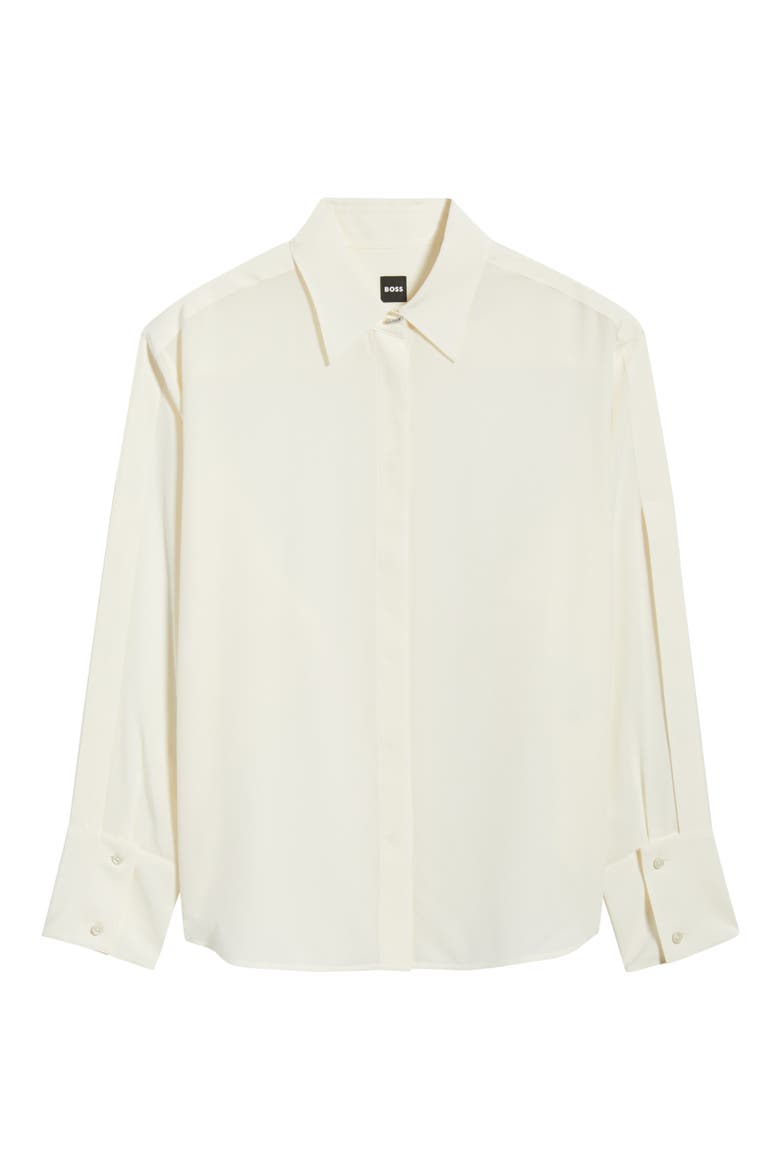 Binaliati Friday Silk Shirt, Alternate, color, OPEN WHT
