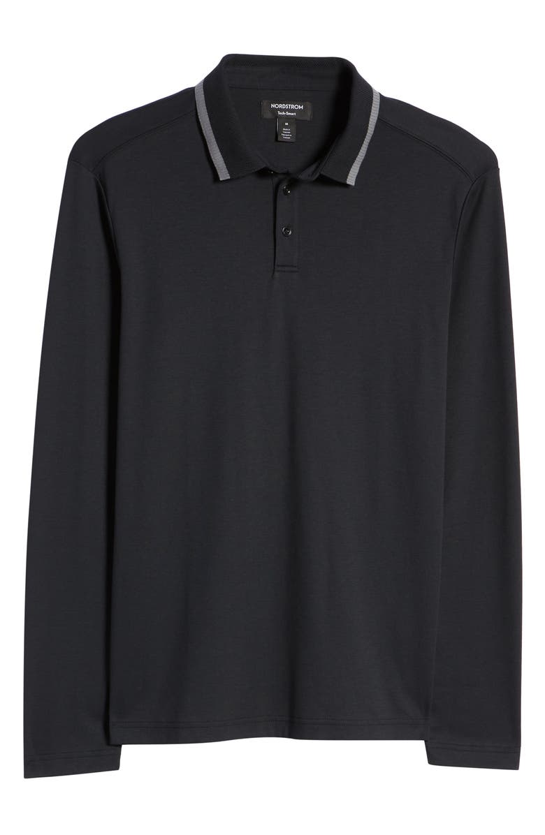 Nordstrom CoolMax<sup>®</sup> Long Sleeve Polo, Alternate, color,