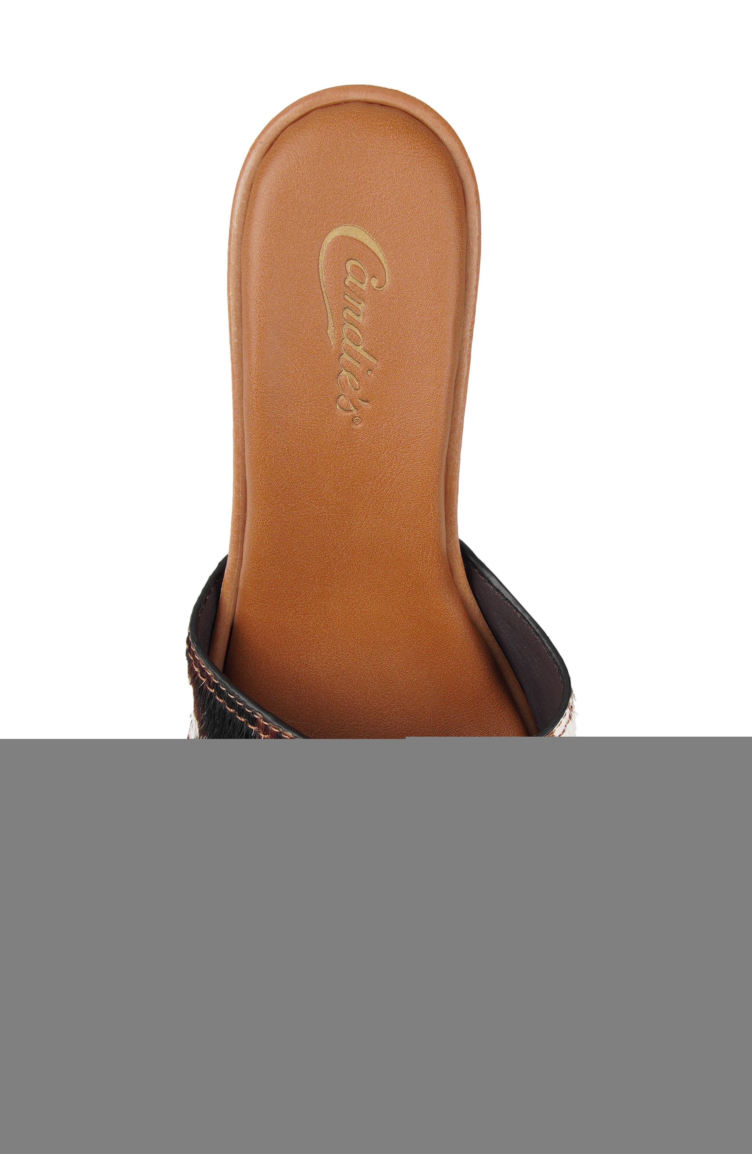 Federica Platform Slide Sandal, Alternate, color, BROWN/ WHITE LEATHER