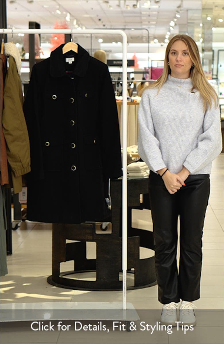 Longline Canvas Coat, sales video thumbnail