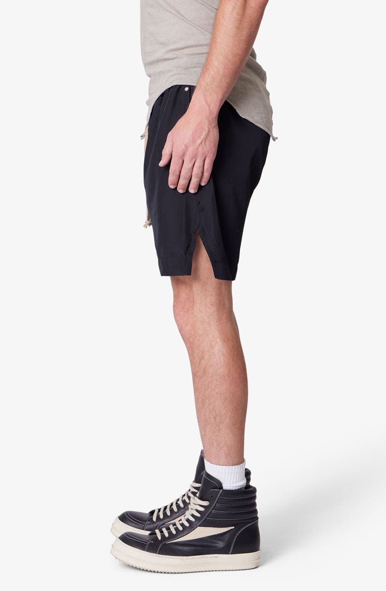 mnml Lightweight Zippered Shorts, Alternate, color, Black