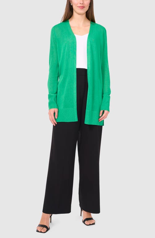 Halogen ® Side Slit Cardigan In Green