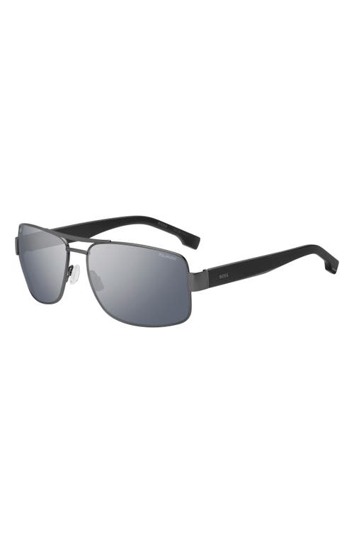 Hugo Boss Boss 62mm Oversize Polarized Navigator Sunglasses