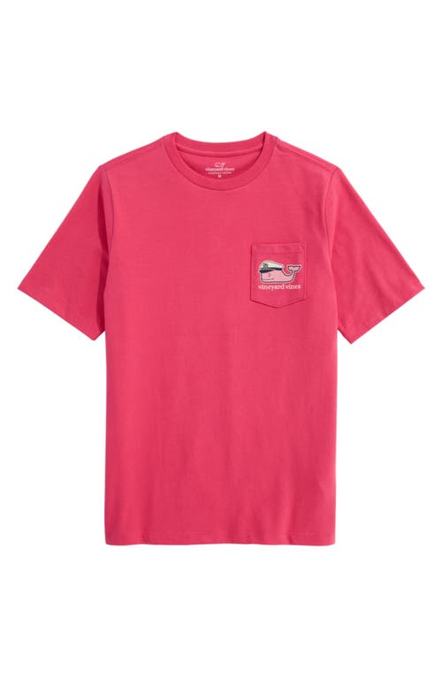 Vineyard Vines Kids' Baseball Whale Long Sleeve Pocket Graphic T-shirt
