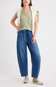 Caslon® Cotton & Modal V-Neck T-Shirt