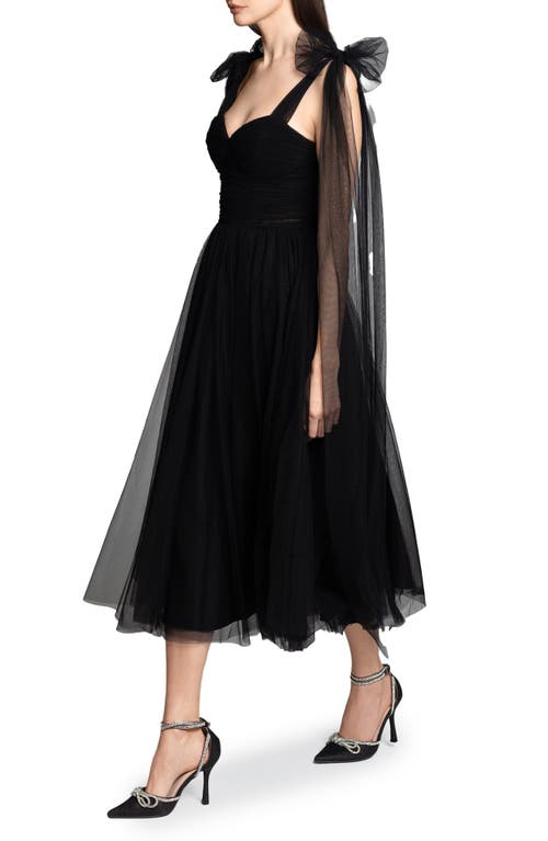 Ghrail Bowery Tulle Cocktail Dress In Black